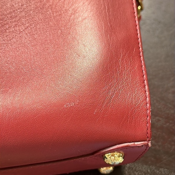 Stuart Weitzman red leather pod bag shoulder bag - Picture 12 of 16